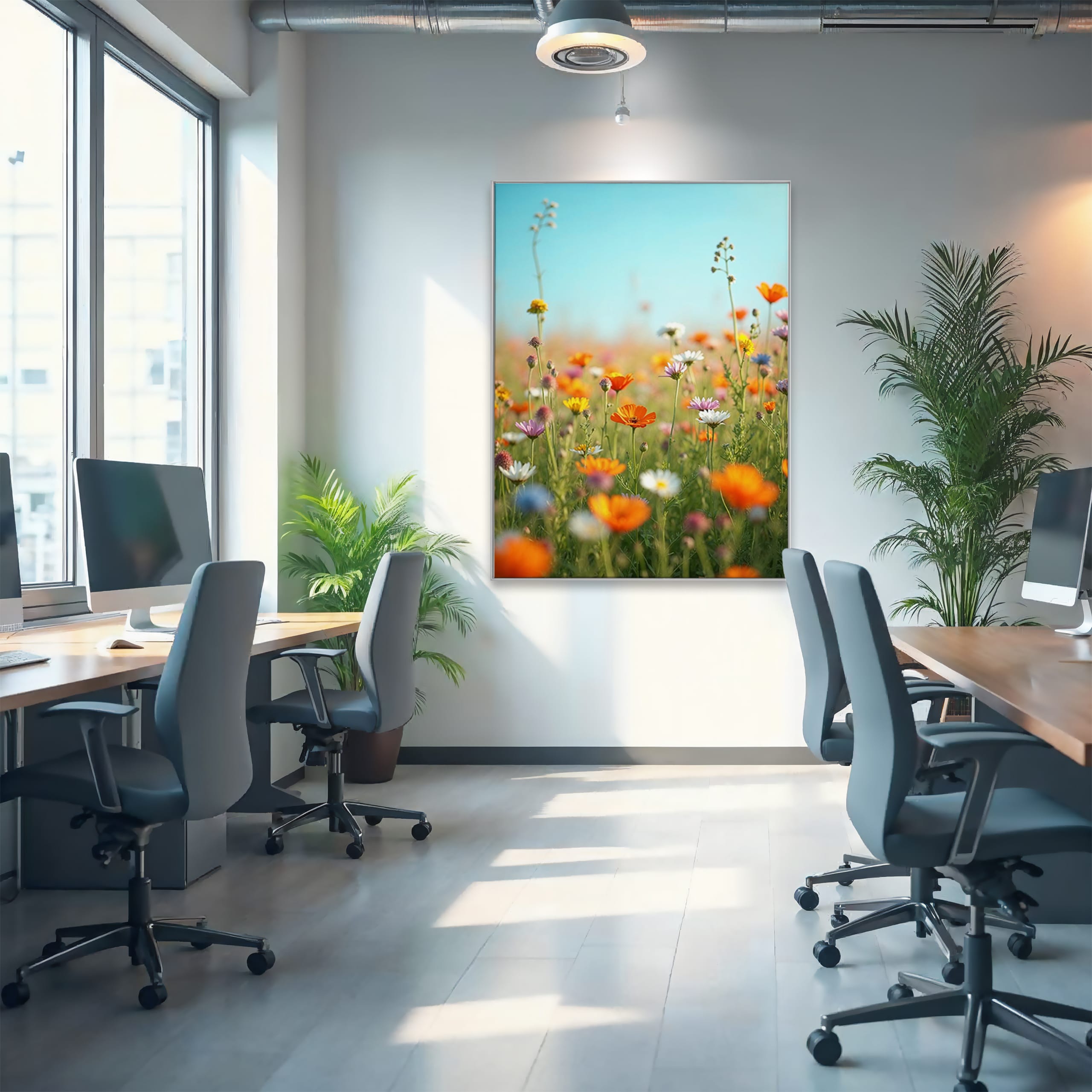 Wandbild Fruhlingswiese
