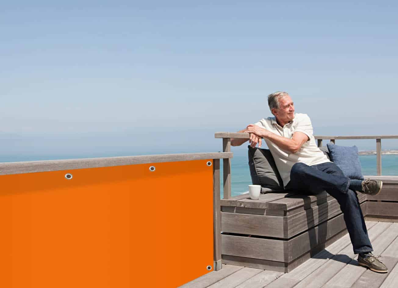 Sichtschutz Reinorange (RAL® 2004)