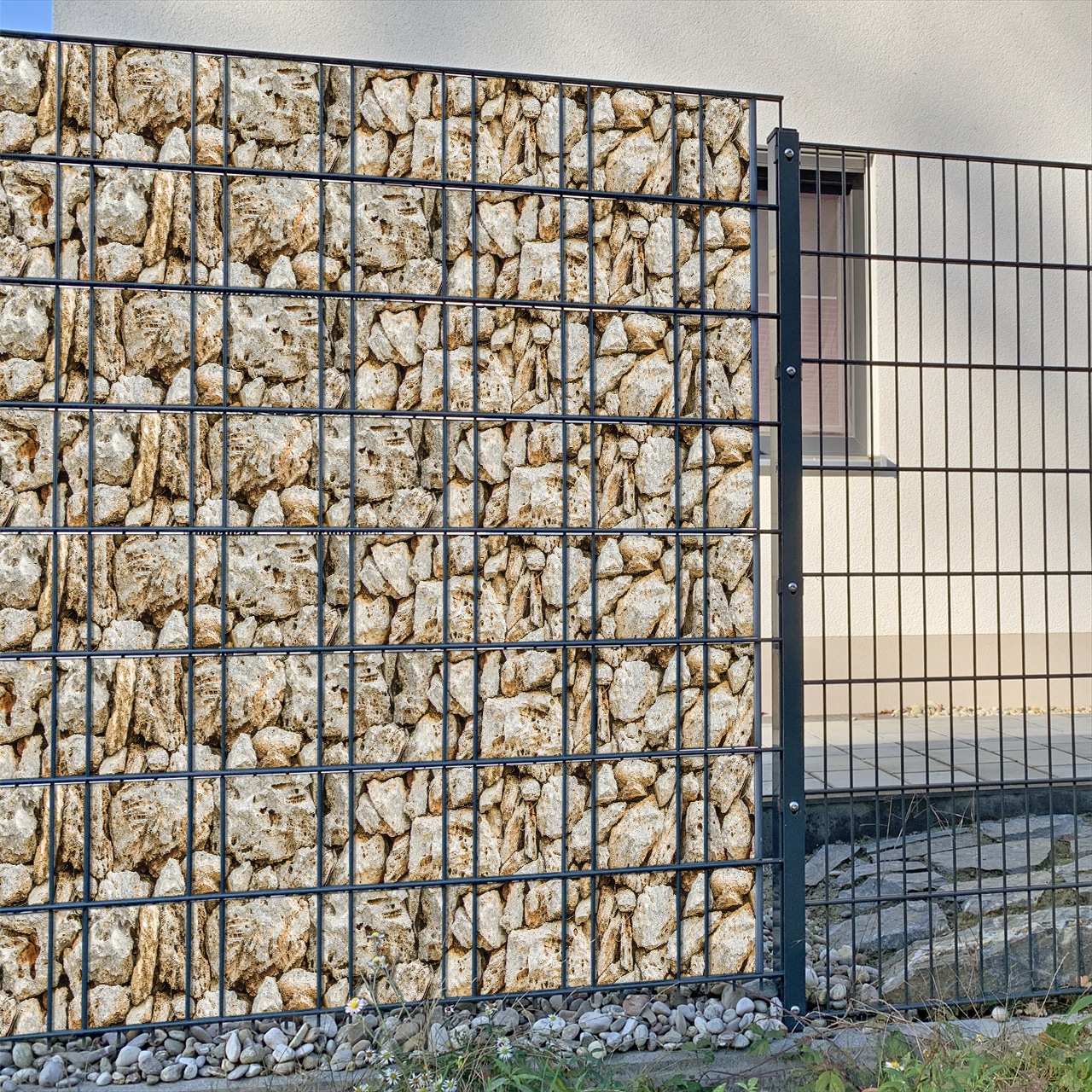 Salma-steinig-Sichtschutzstreifen-myfence Salma-steinig-Sichtschutzstreifen-myfence