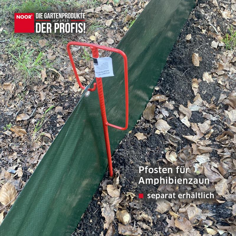 Amphibienzaun 120 g/m2, 0,5 x 25 m mit Ösen