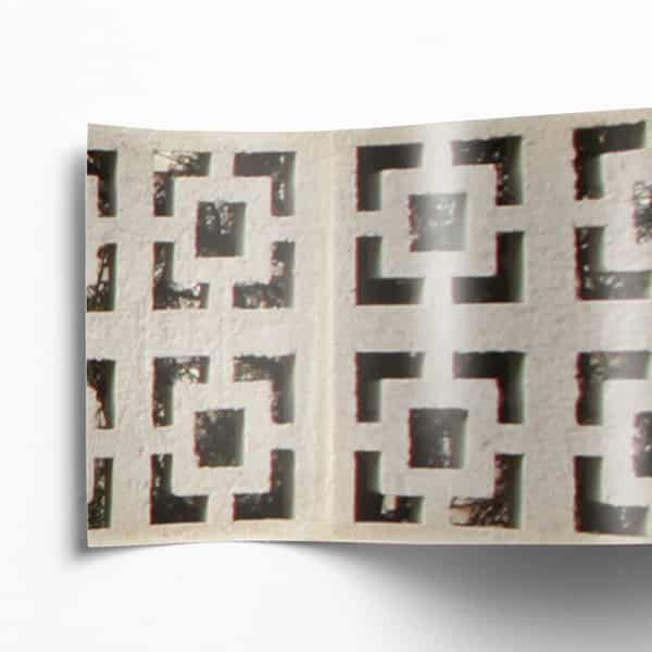 Rosetta-Quadrat-Sichtschutzstreifen-myfence Rosetta-Quadrat-Sichtschutzstreifen-myfence