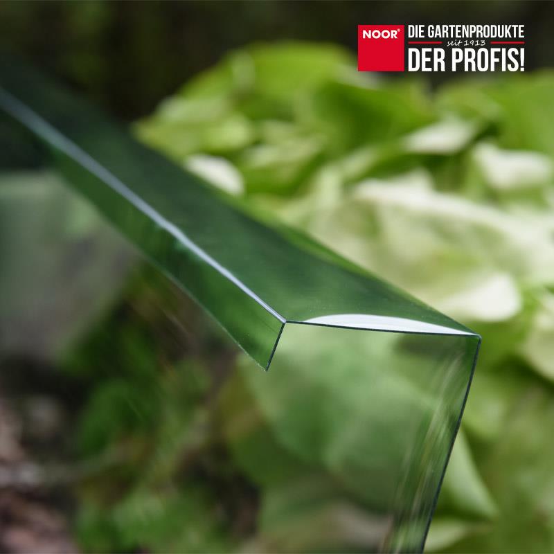 Schneckenbarriere 20 cm x 8 m Doppelfalz grün