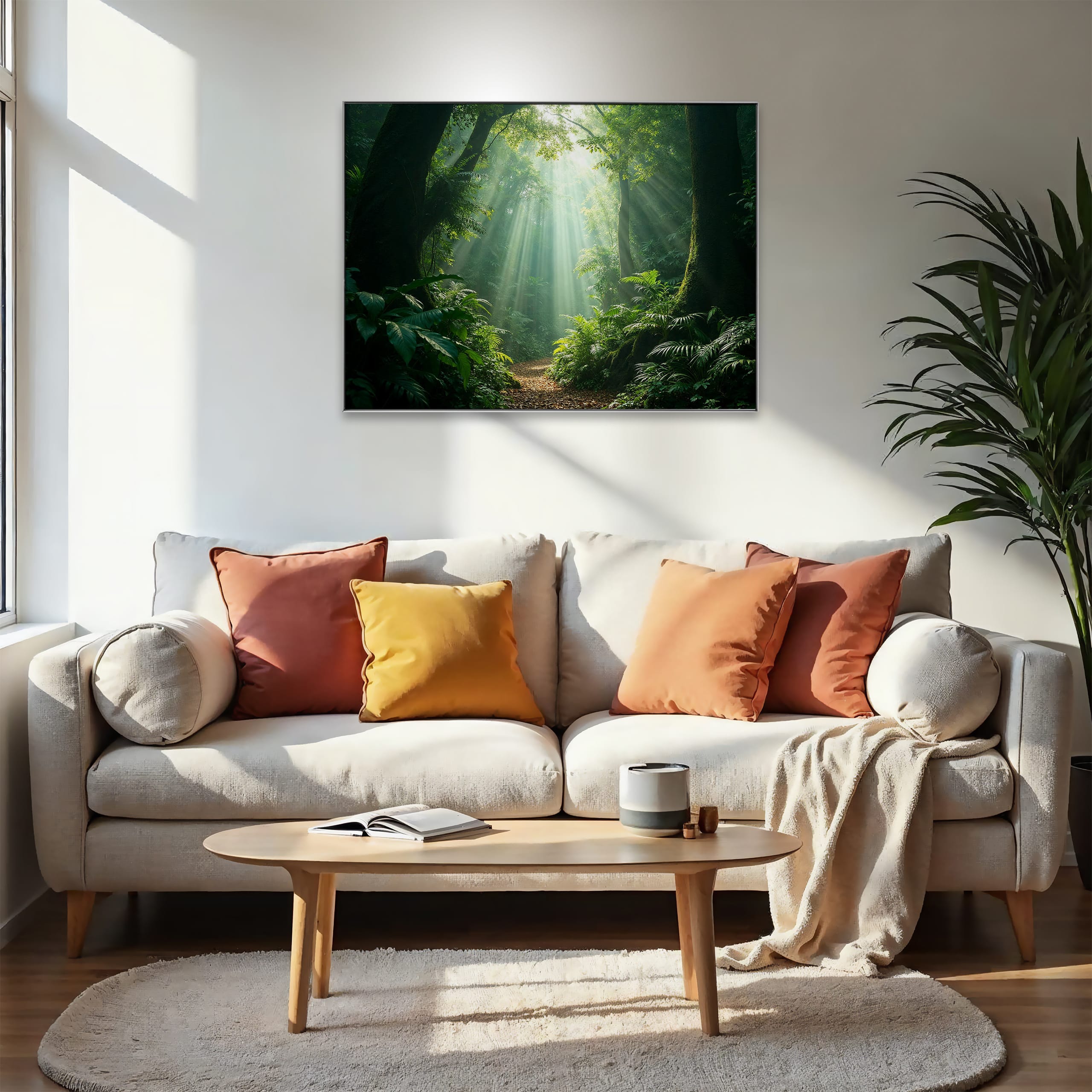 Wandbild Tropischer Sonnenstrahl