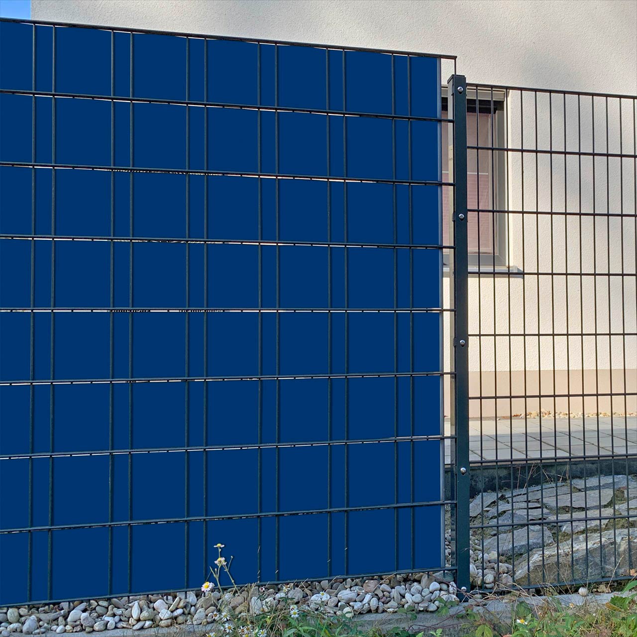 Ultramarinblau Sichtschutz&shy;streifen
