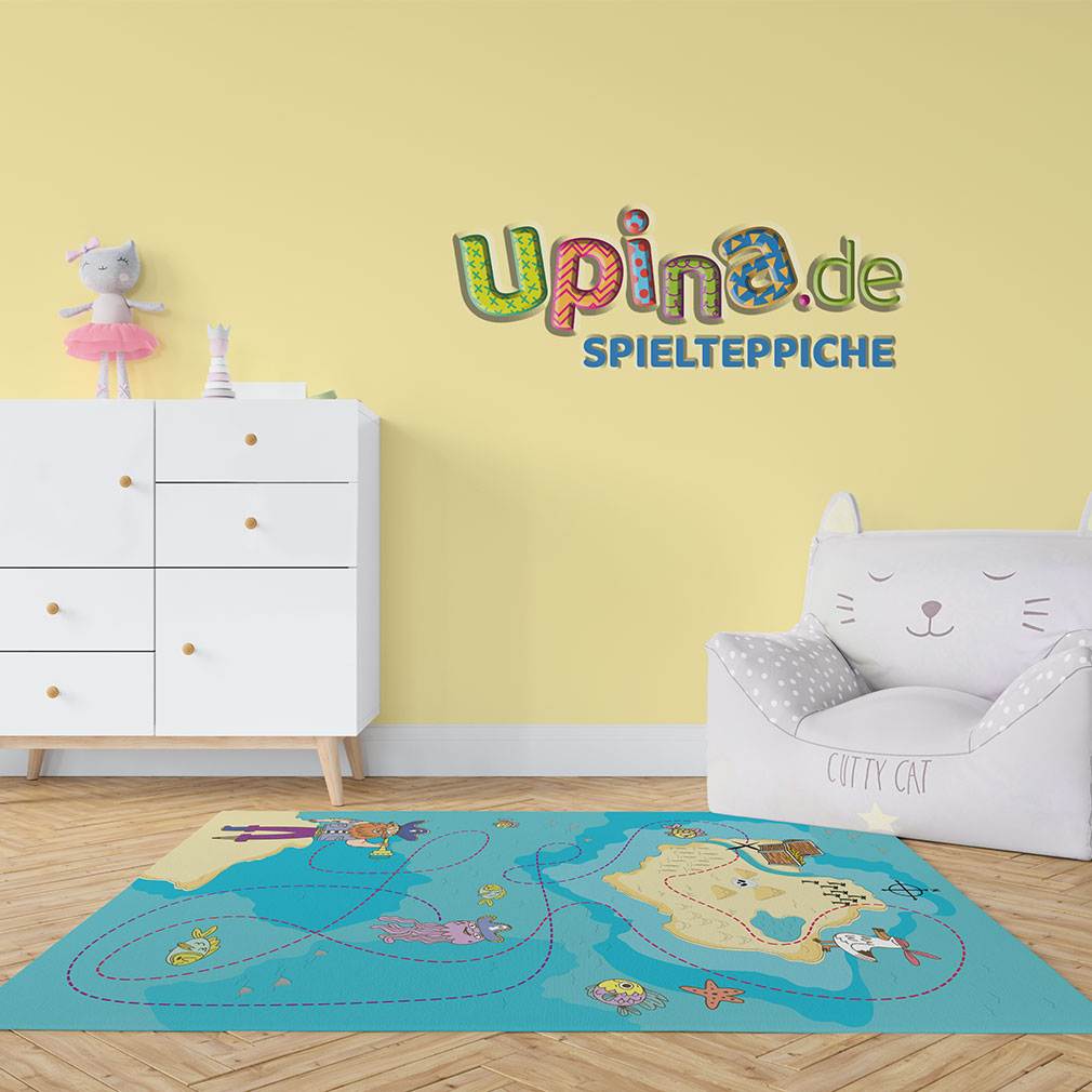 Spielteppich Schatzkarte