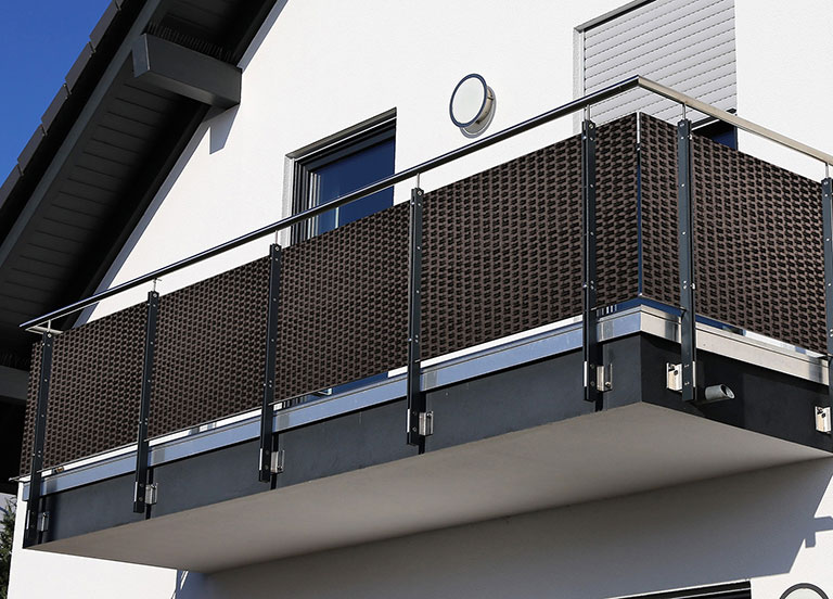Rattan Balkonsichtschutz