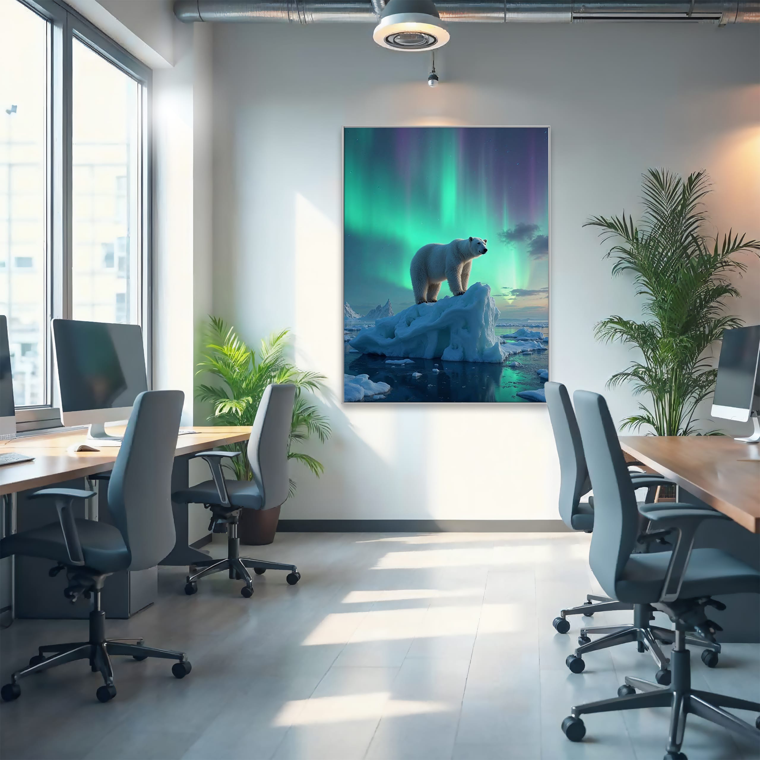 Wandbild Arktischer Baer