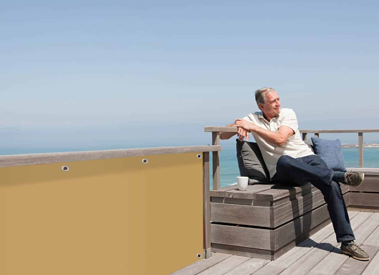 Sichtschutz Braunbeige (RAL® 1011)