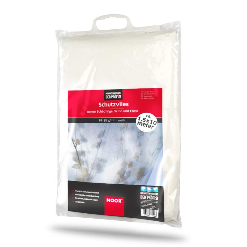 Schutzvlies 1,5x10m Profi Gartenvlies 15 gr/m²