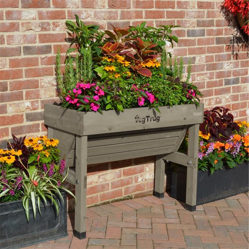 VegTrug® Wall Hugger Hochbeet 103x46x80 cmFarbe: Greywash