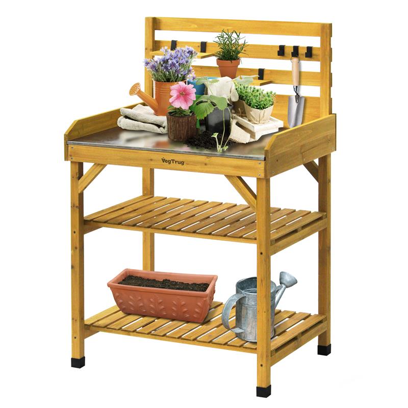 VegTrug® Pflanztisch  71x49x157 cm Natur