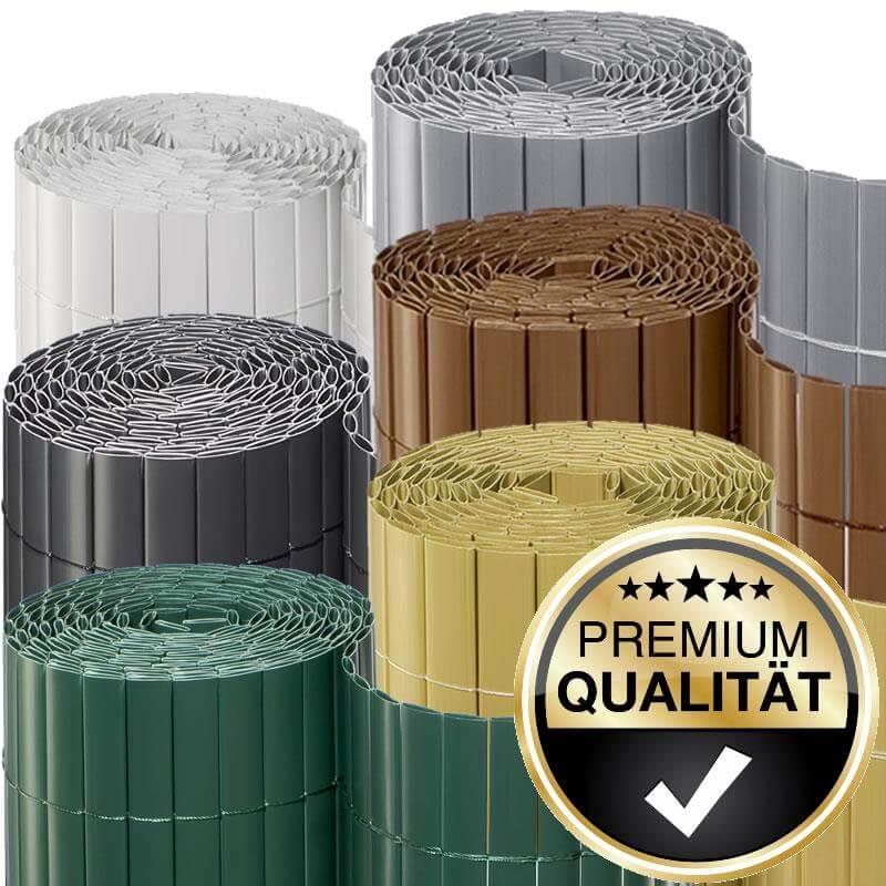 Sichtschutzmatte PVC Rollenlänge 3m