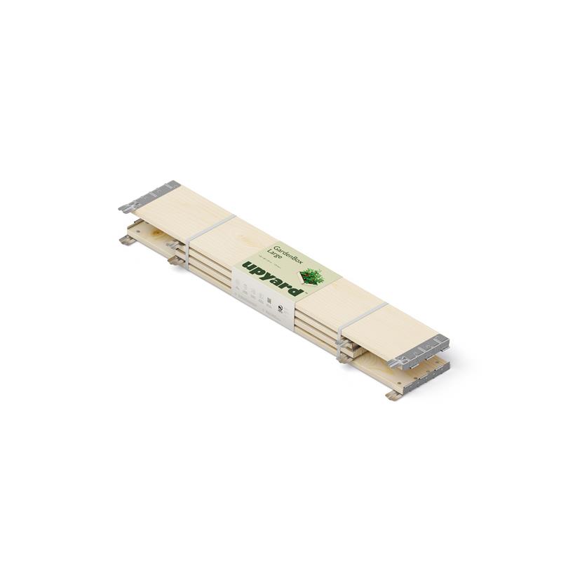 upyardT GardenBox Eco Hochbeet Palettenrahmen 15mmFarbe: natur / ca. Größe: 120 x 80 cm