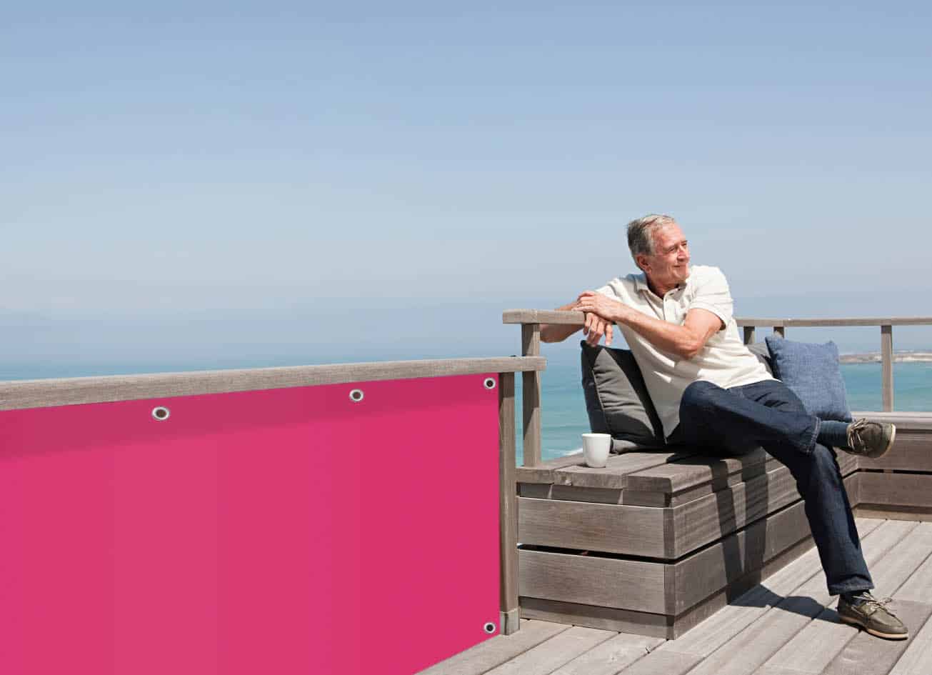 Sichtschutz Telemagenta (RAL® 4010)