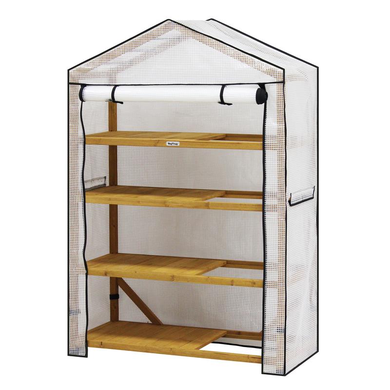 VegTrug® Gewächshaus 111x49x168 cm Natur