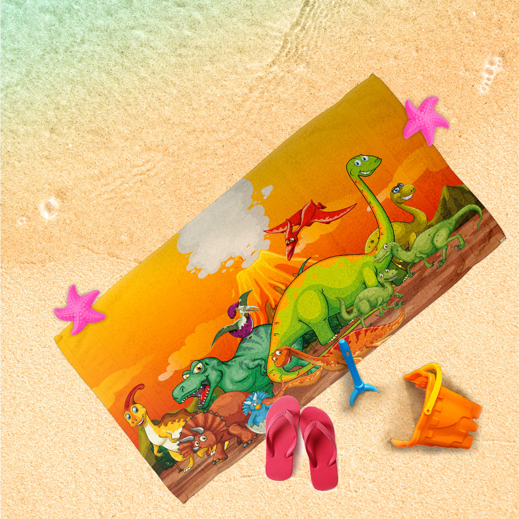 Spielhandtuch Dino