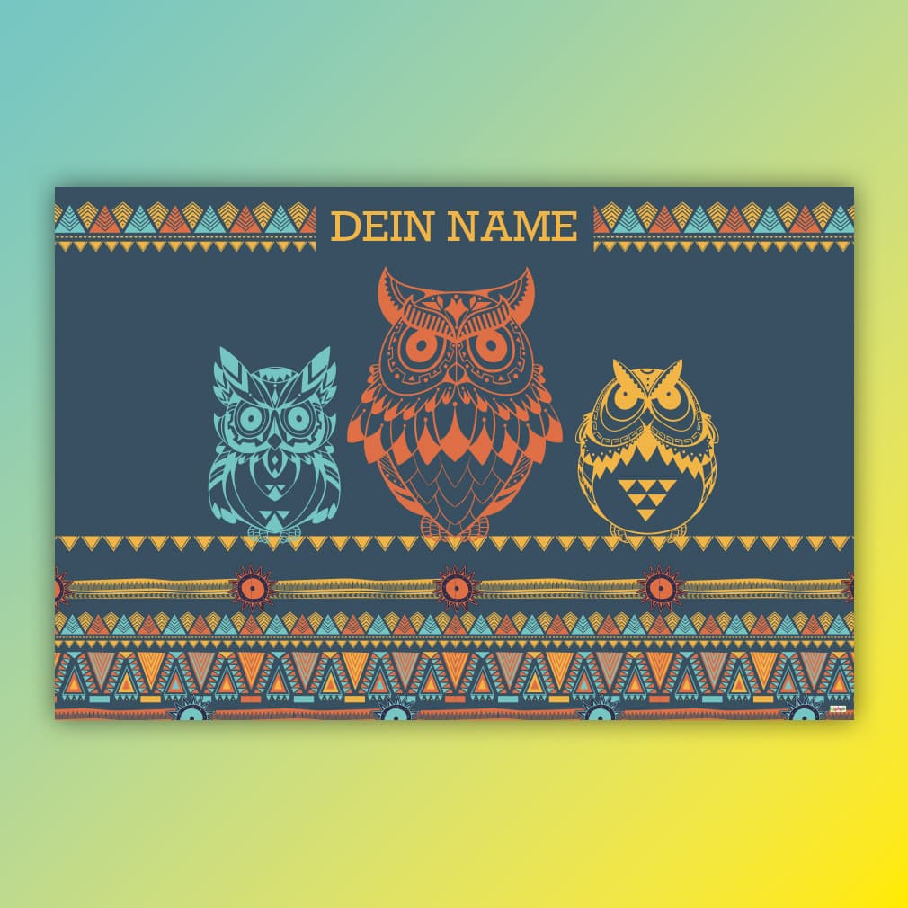Eule-Boho-Ethnic-Individuell
