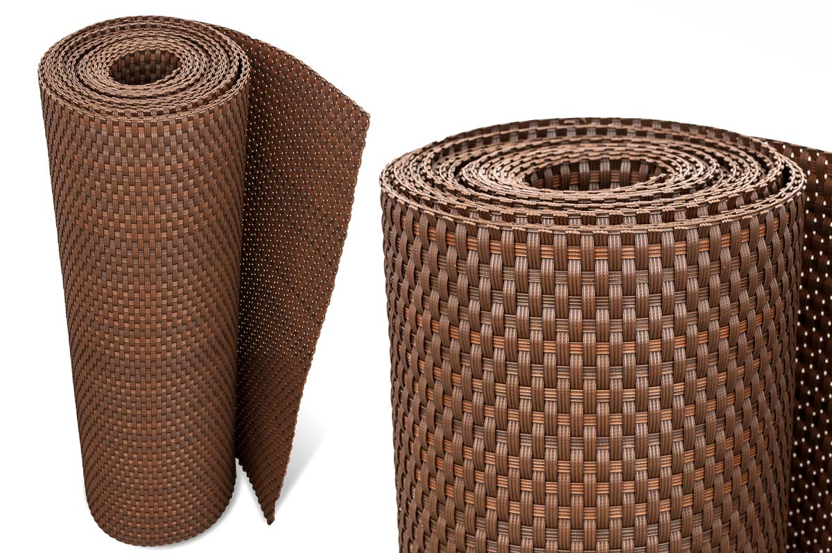 Polyrattan Sichtschutzmatte individuell