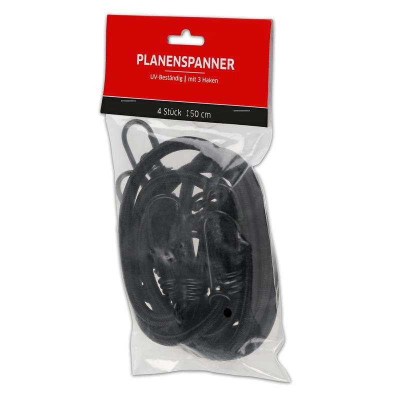 Planenspanner 4x Expander mit 3 Haken