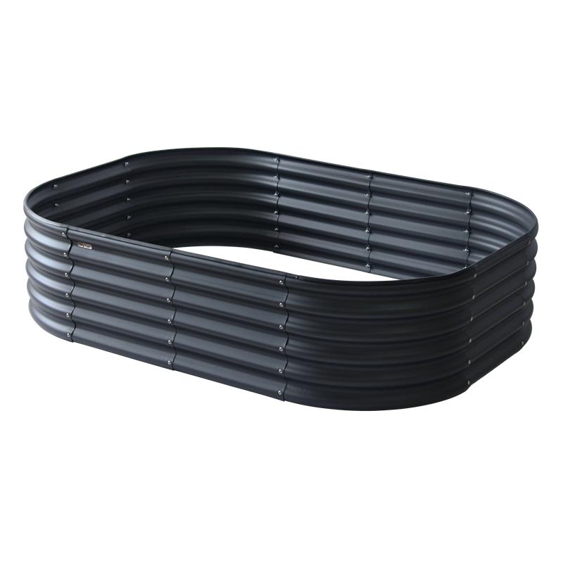 VegTubT Modulares Metall-Hochbeet, Charcoal