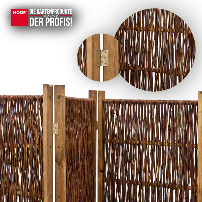 Paravent aus Weide Sichtschutzca. Größe (HxB): 150 x 180 cm 3-teilig Paravent aus Weide Sichtschutzca. Größe (HxB): 150 x 180 cm 3-teilig