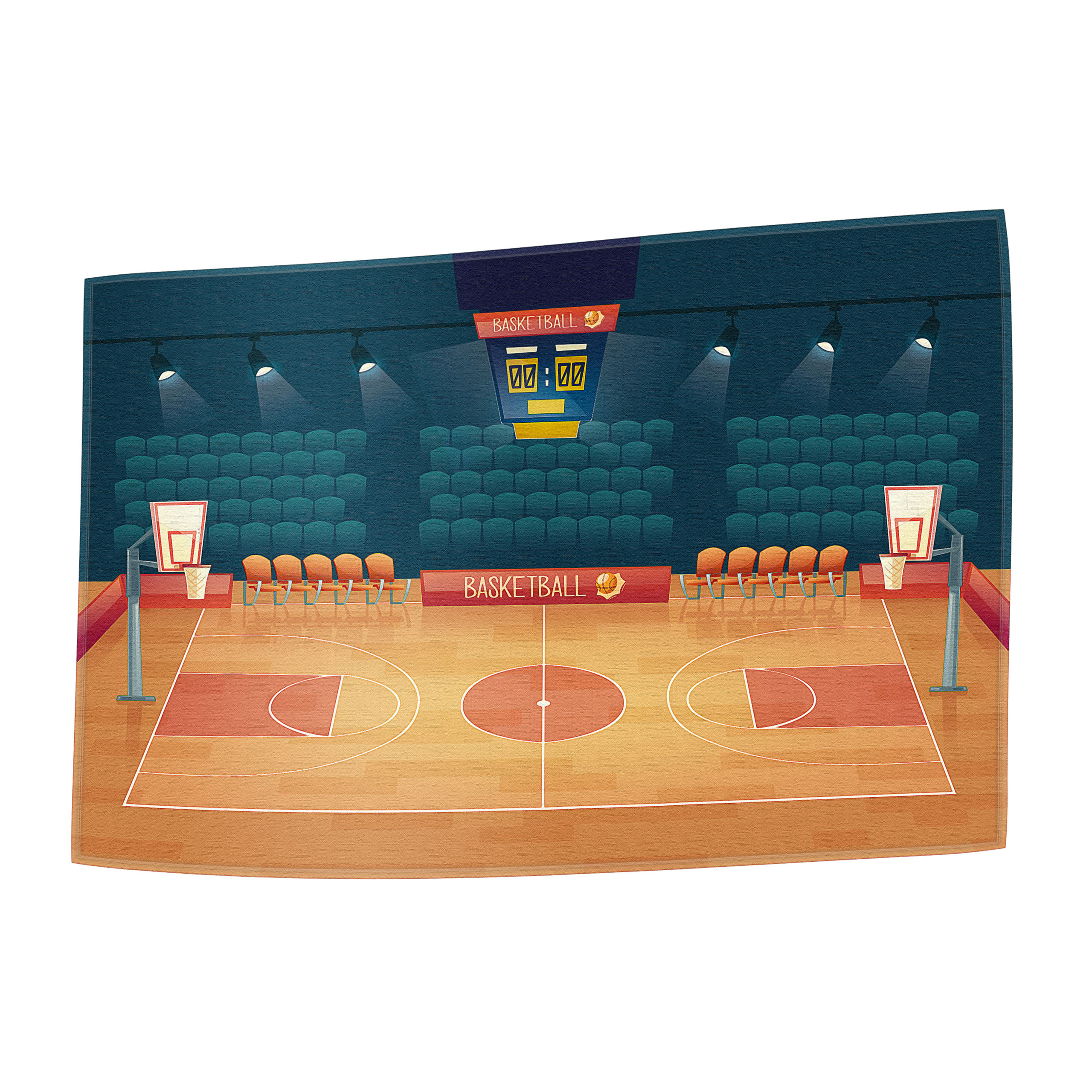 Spielhandtuch Basketball