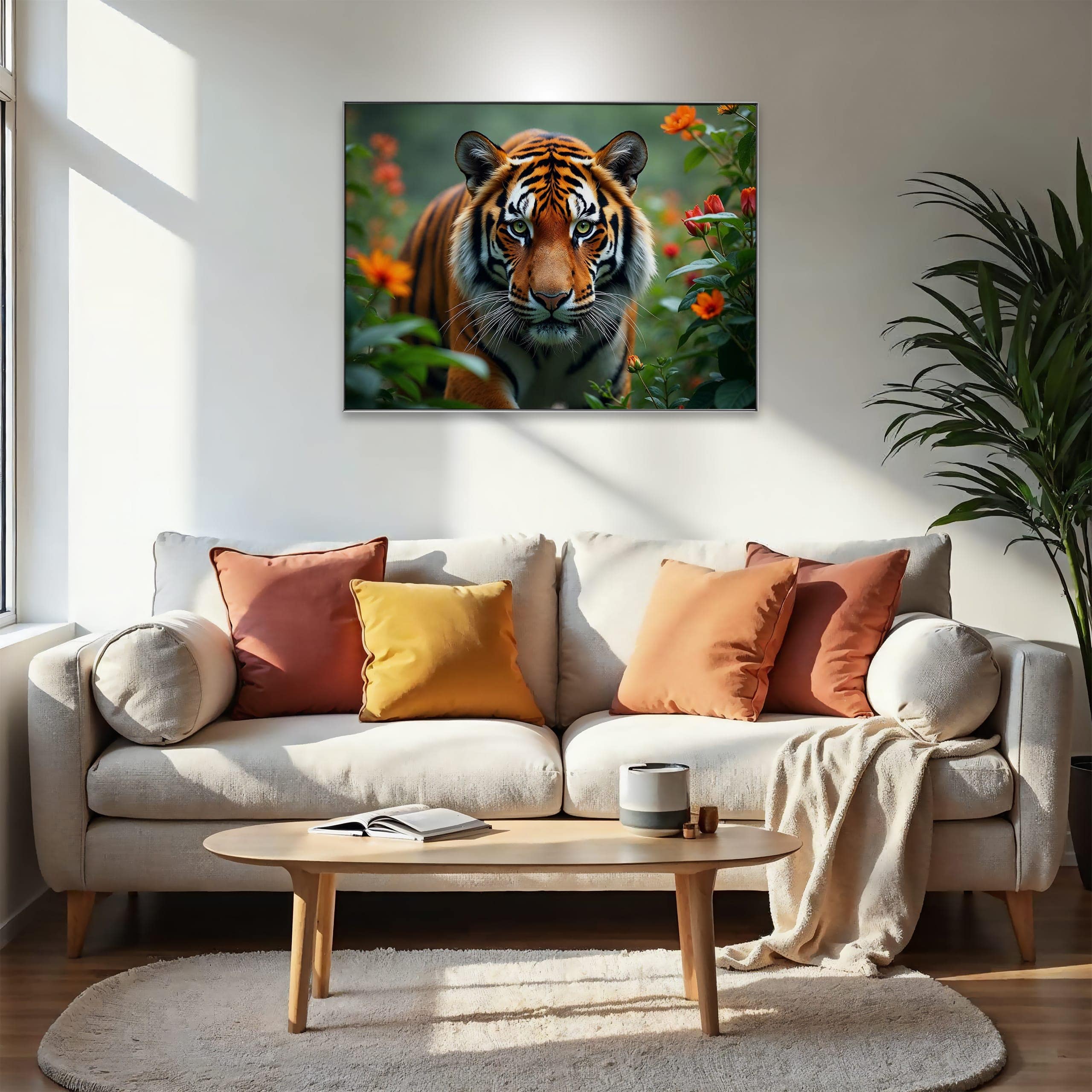 Wandbild Tigeraugen