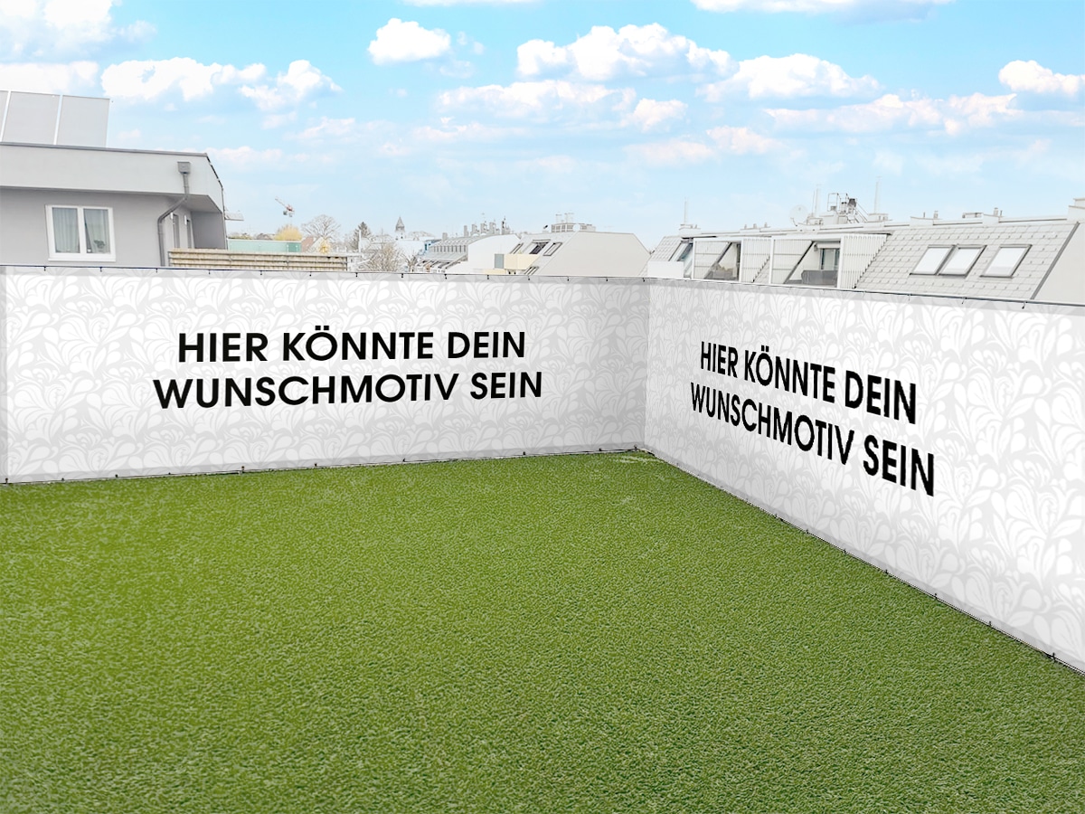 Sichtschutz mit eigenem Motiv