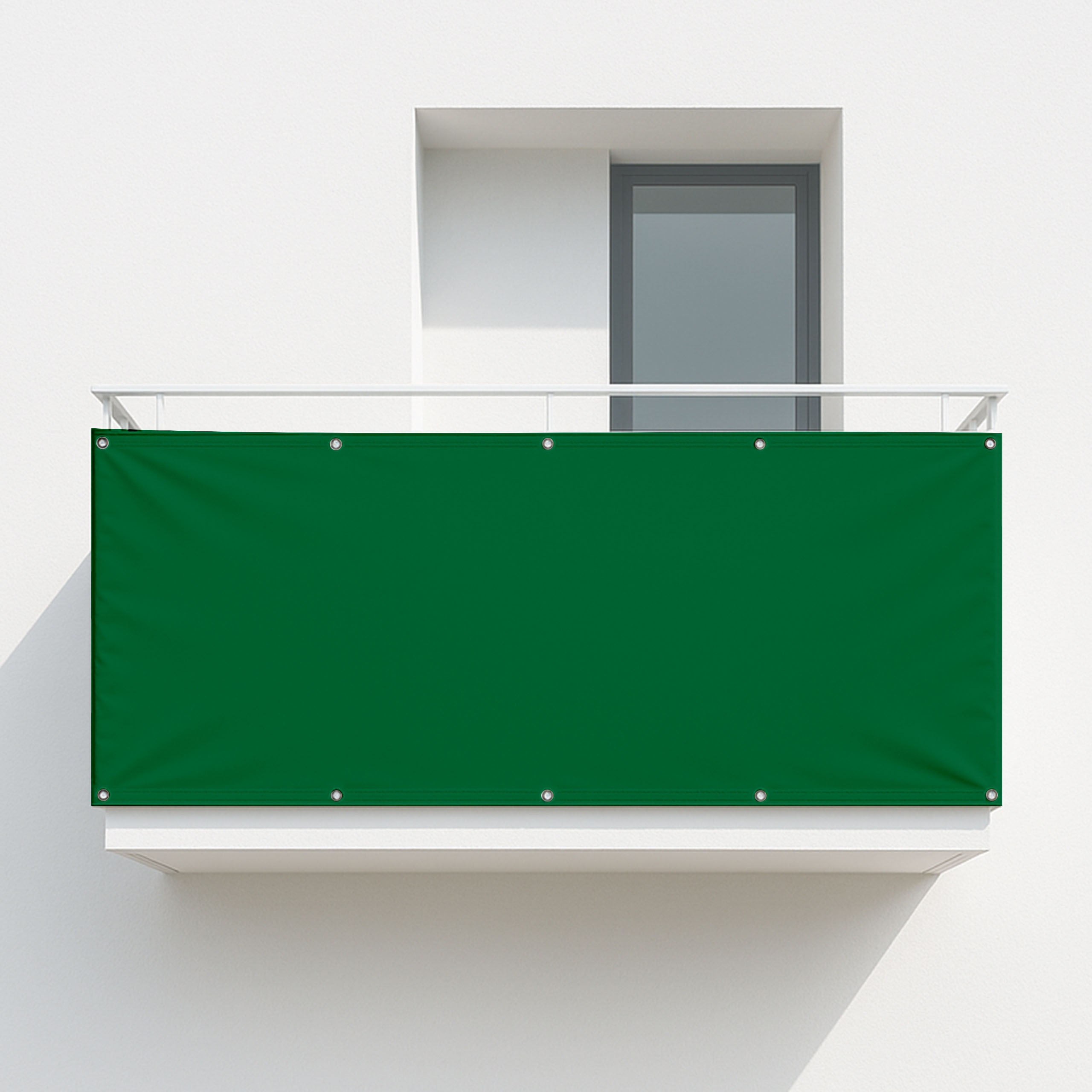 Balkonsichtschutz Laubgrün (RAL® 6002)