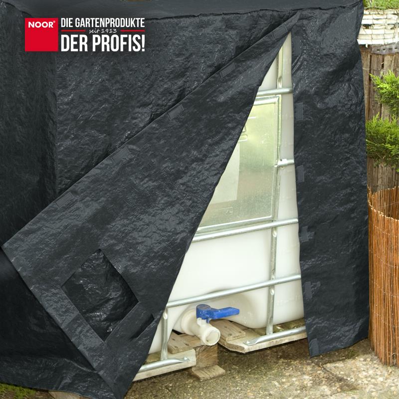IBC Container Cover Wassertank Abdeckung anthrazit