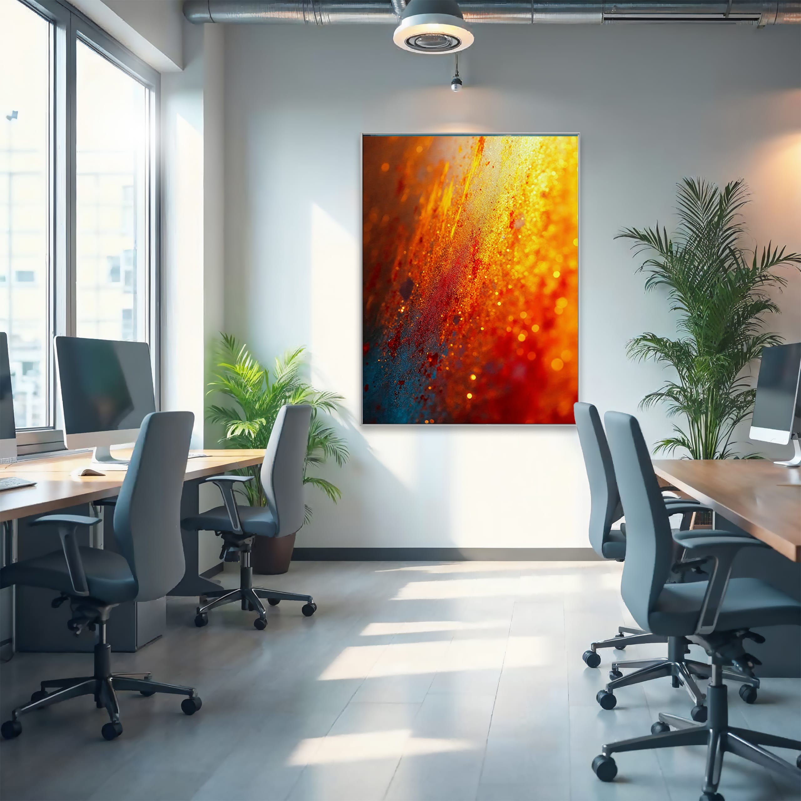 Wandbild Energie der Expressionisten