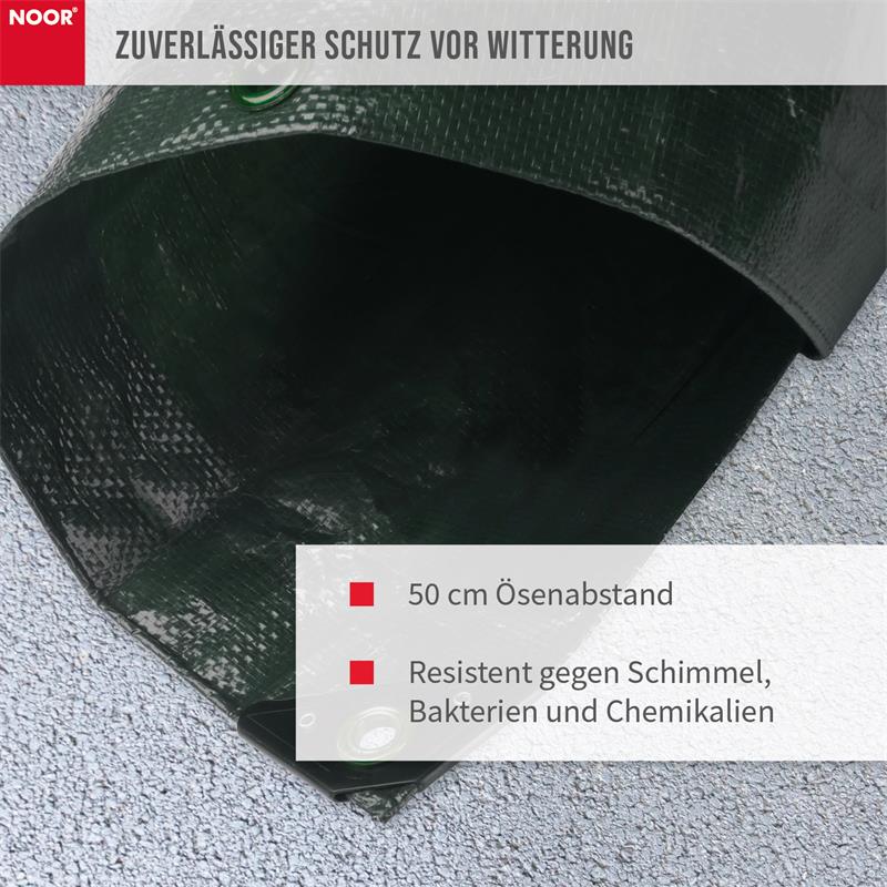 Abdeckplane Profi 140g/m² GewebeplaneFarbe: grün / ca. Größe: 2x2 m