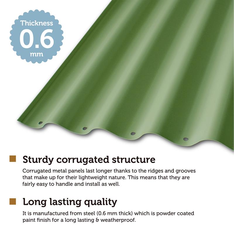 VegTubT Modulares Metall-Hochbeet, Sage Green