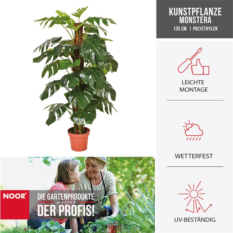 Kunstpflanze Monstera 135 cm