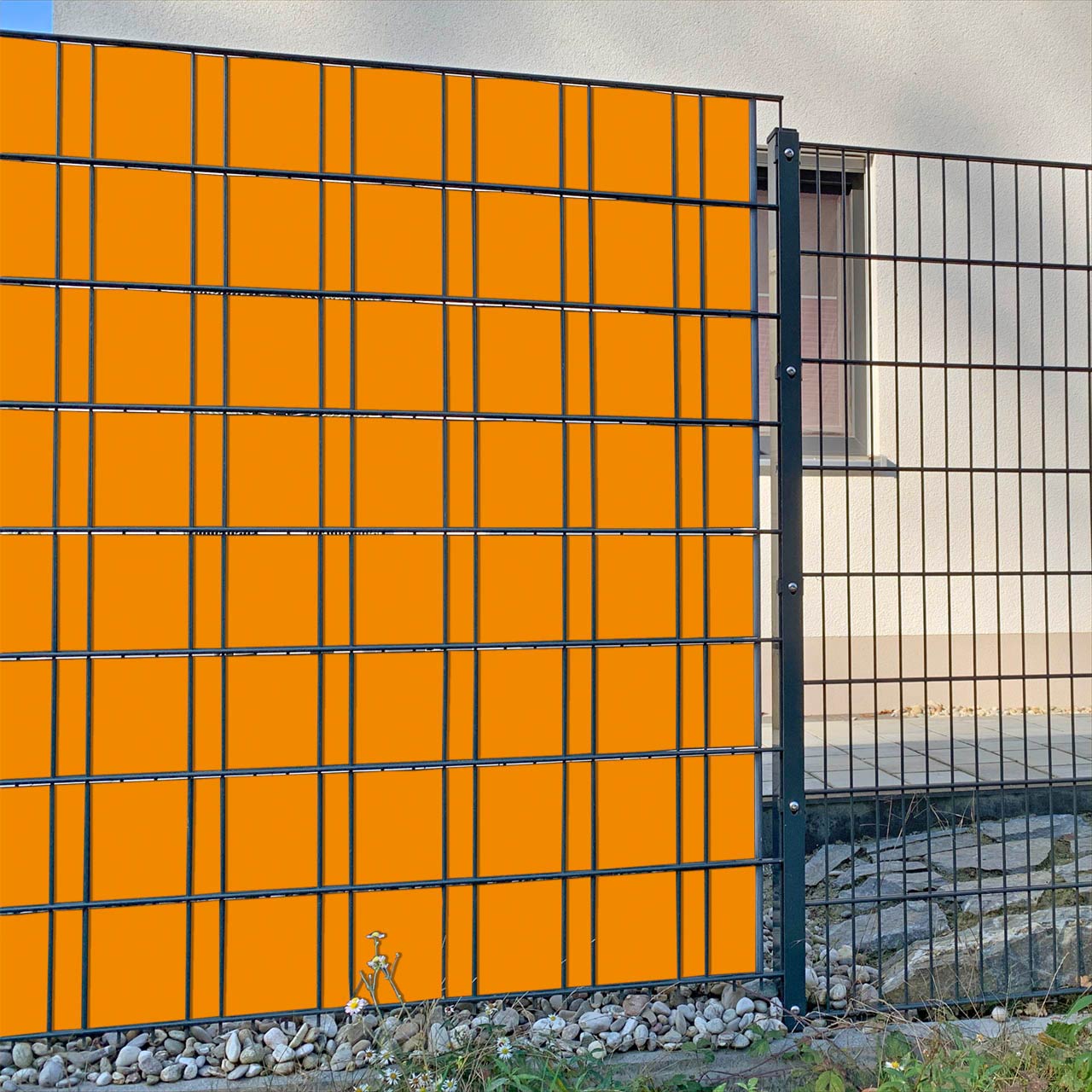 Tieforange Sichtschutz&shy;streifen