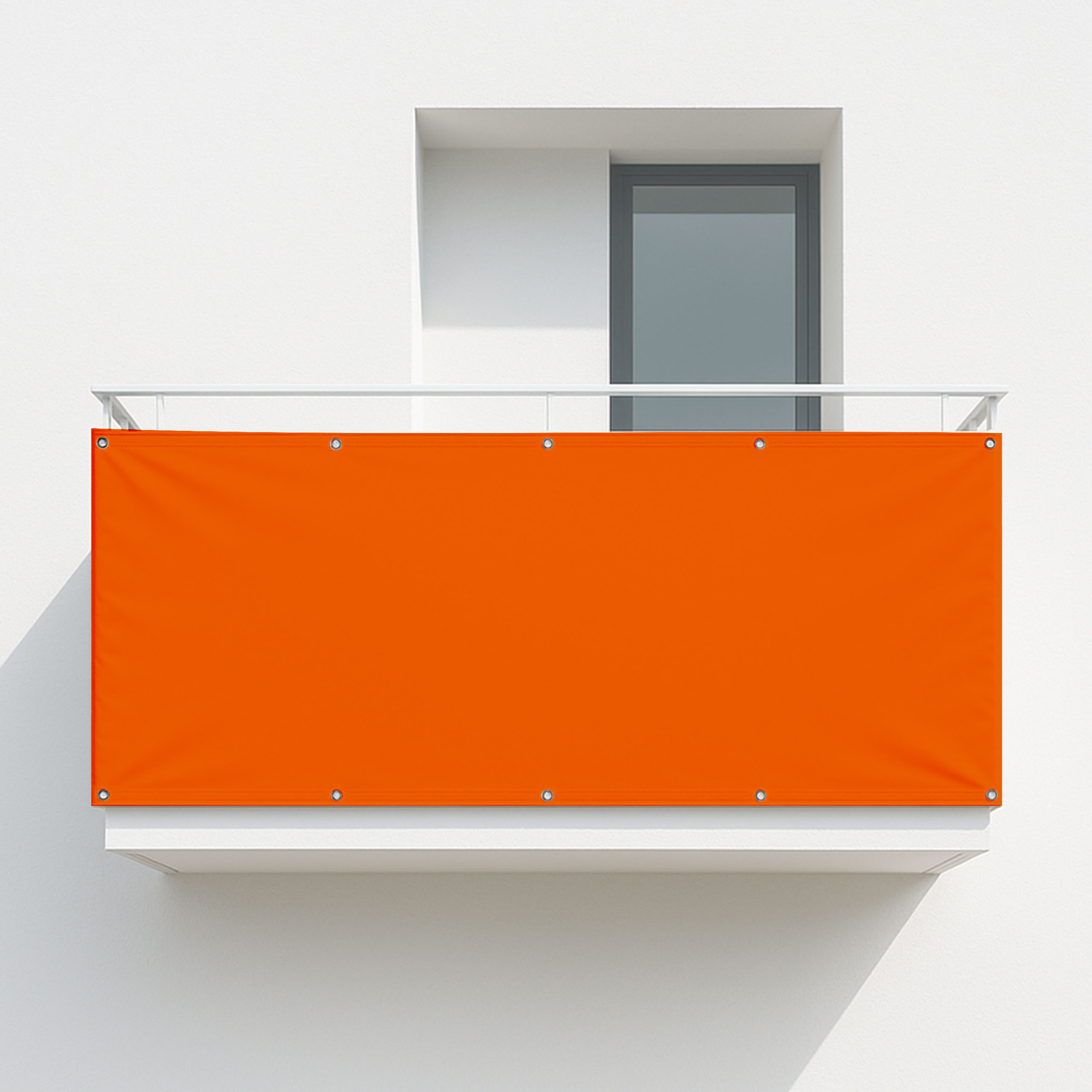 Balkonsichtschutz Reinorange (RAL® 2004)