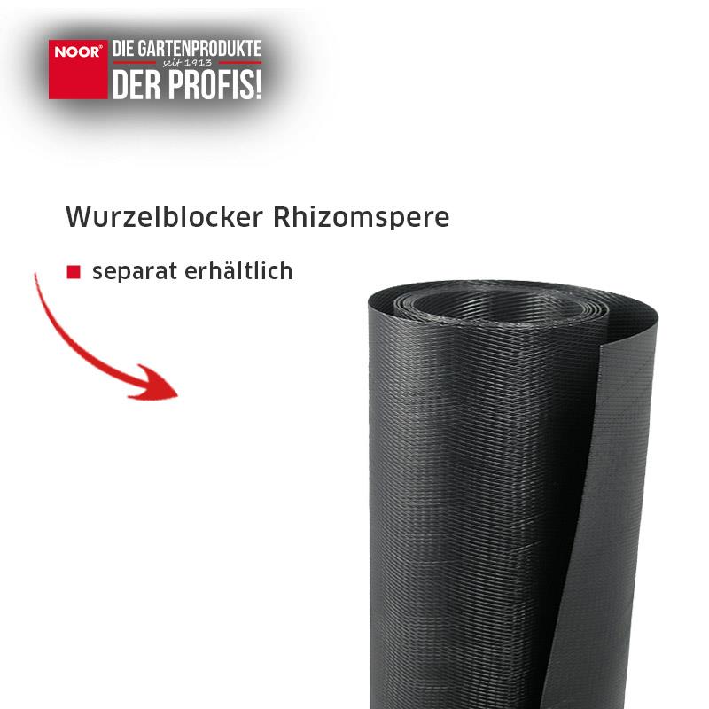 Verschlußschiene 70 für Wurzelblocker Rhizomsperre