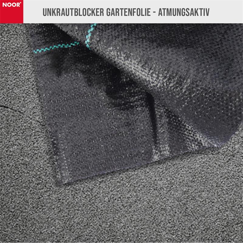 Unkrautblocker 0,9x10m 105 g/m² Unterbodengewebe