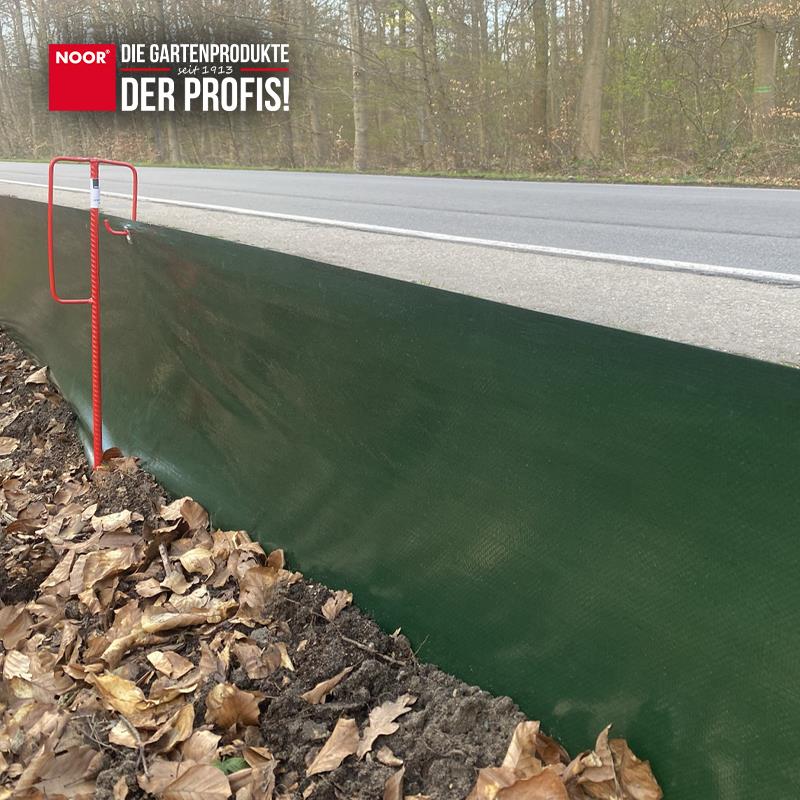 Amphibienzaun 120 g/m2, 0,5 x 25 m mit Ösen