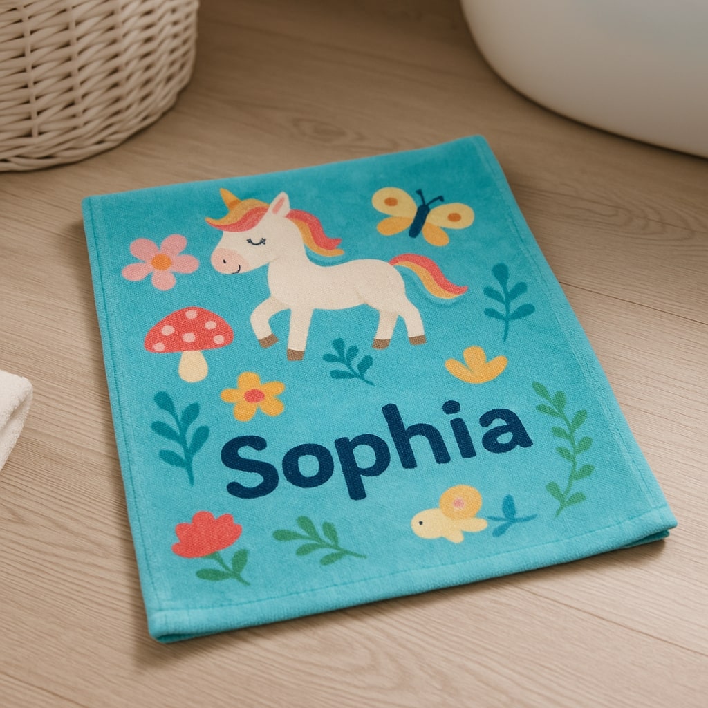 Kinderhandtuch mit Name