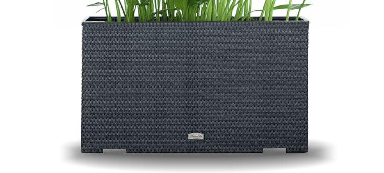 Rattan-Blumenkuebel Rattan-Blumenkuebel