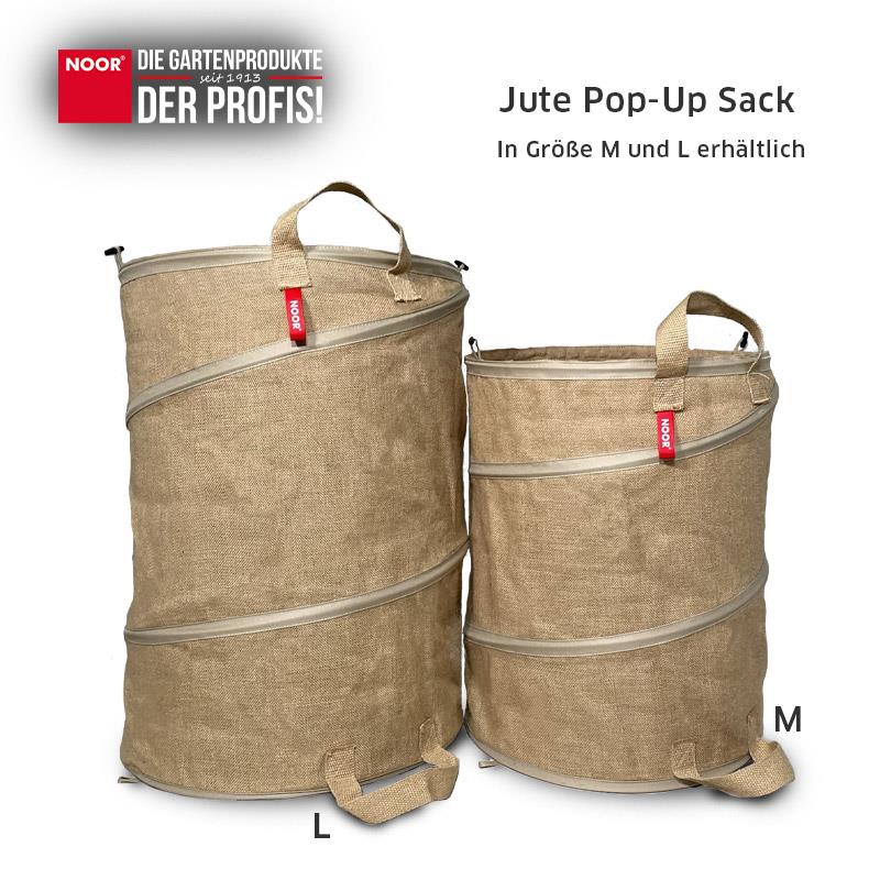 Jute Pop-Up Sack L 160L Ø 52x75 cm