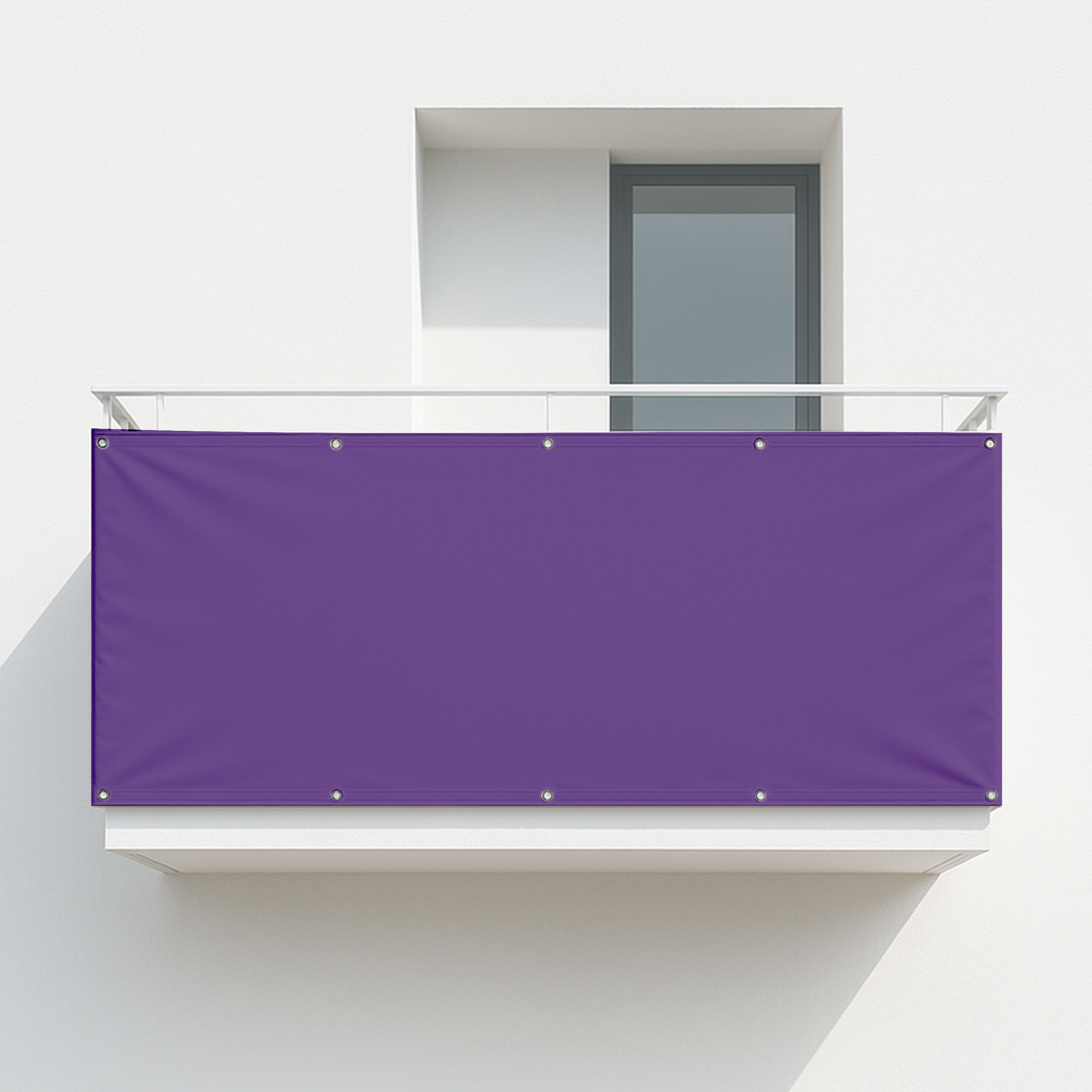 Balkonsichtschutz Rotlila (RAL® 4001)