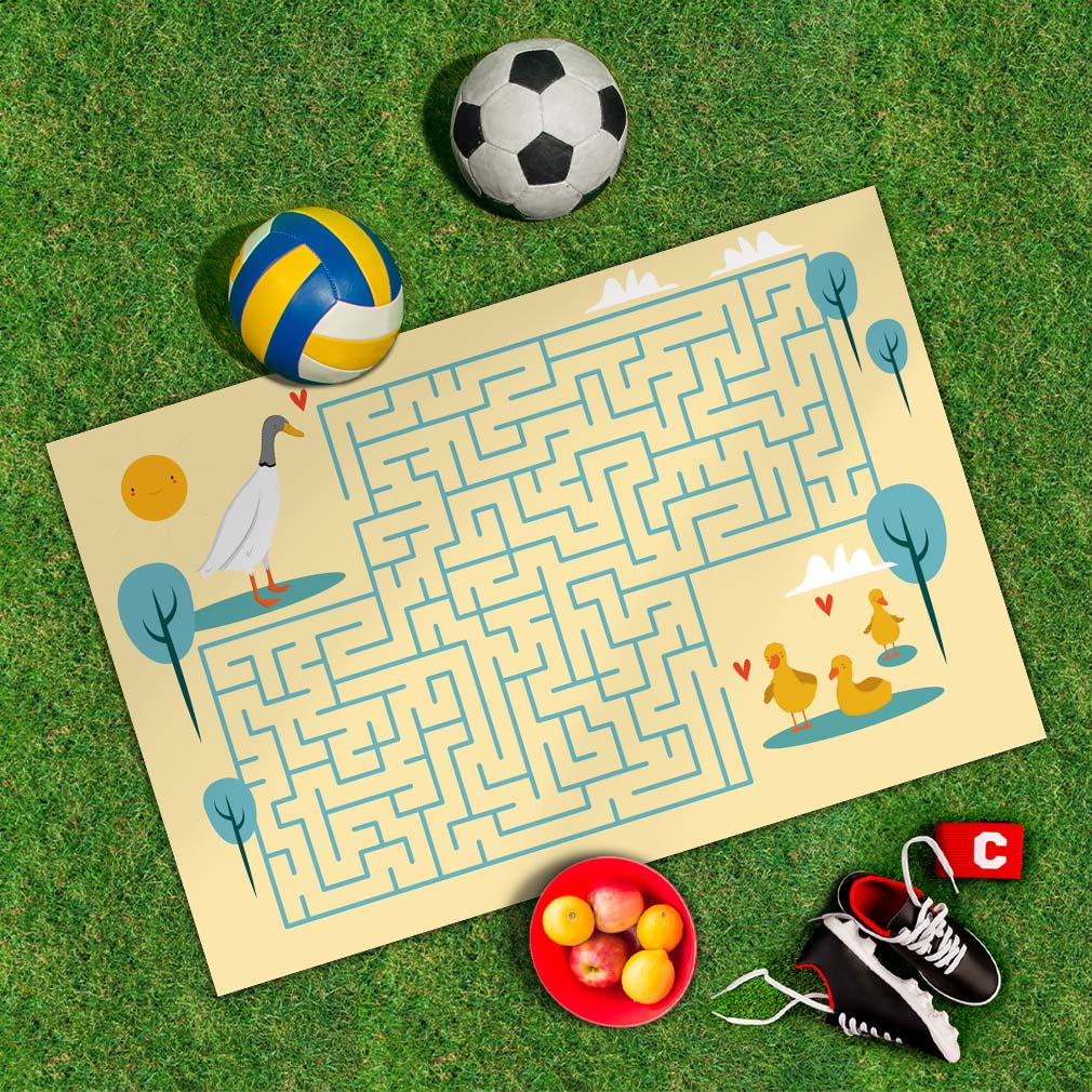 Labyrinth-Enten-Outdoor