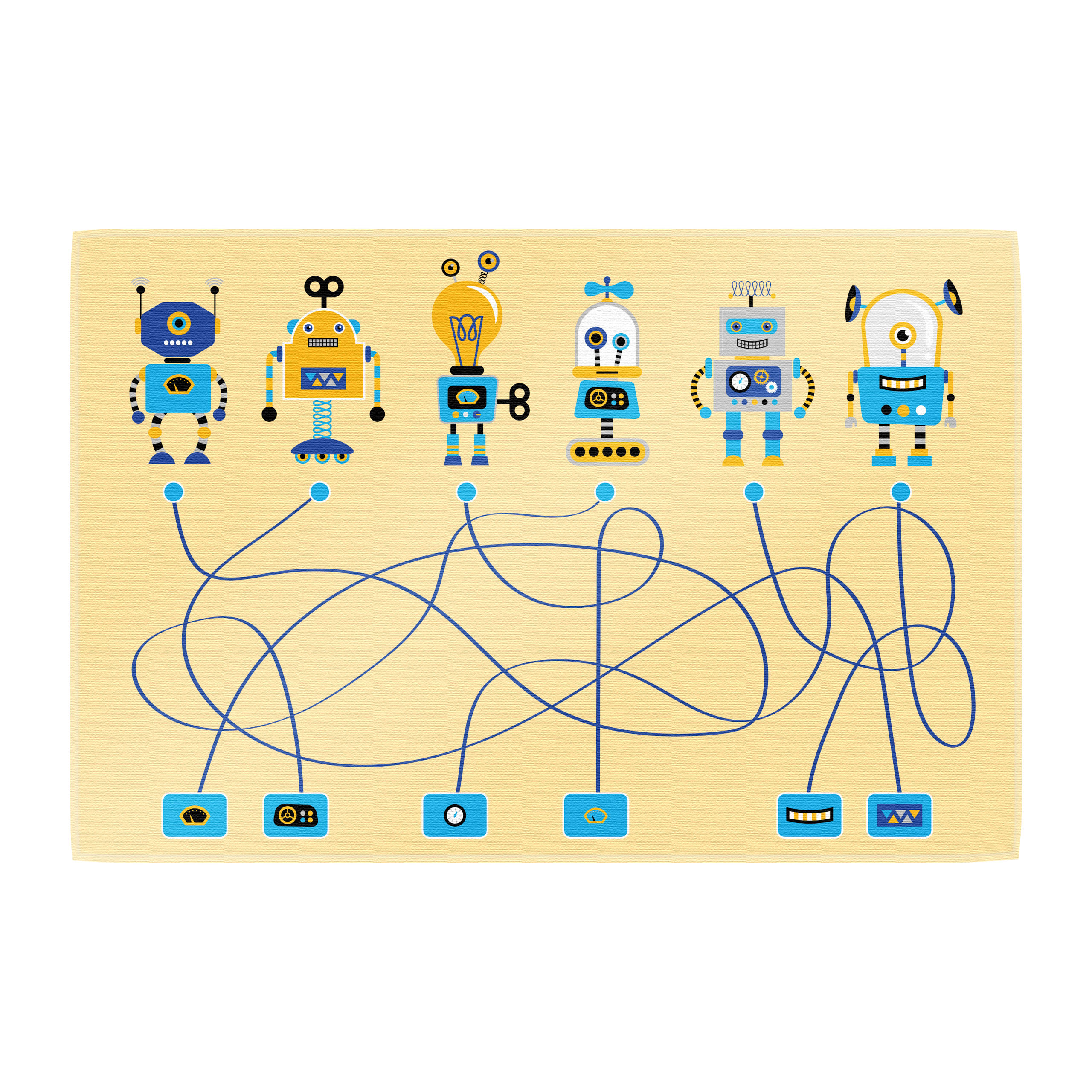 spielteppich-kinderteppich-Roboter-Spiel