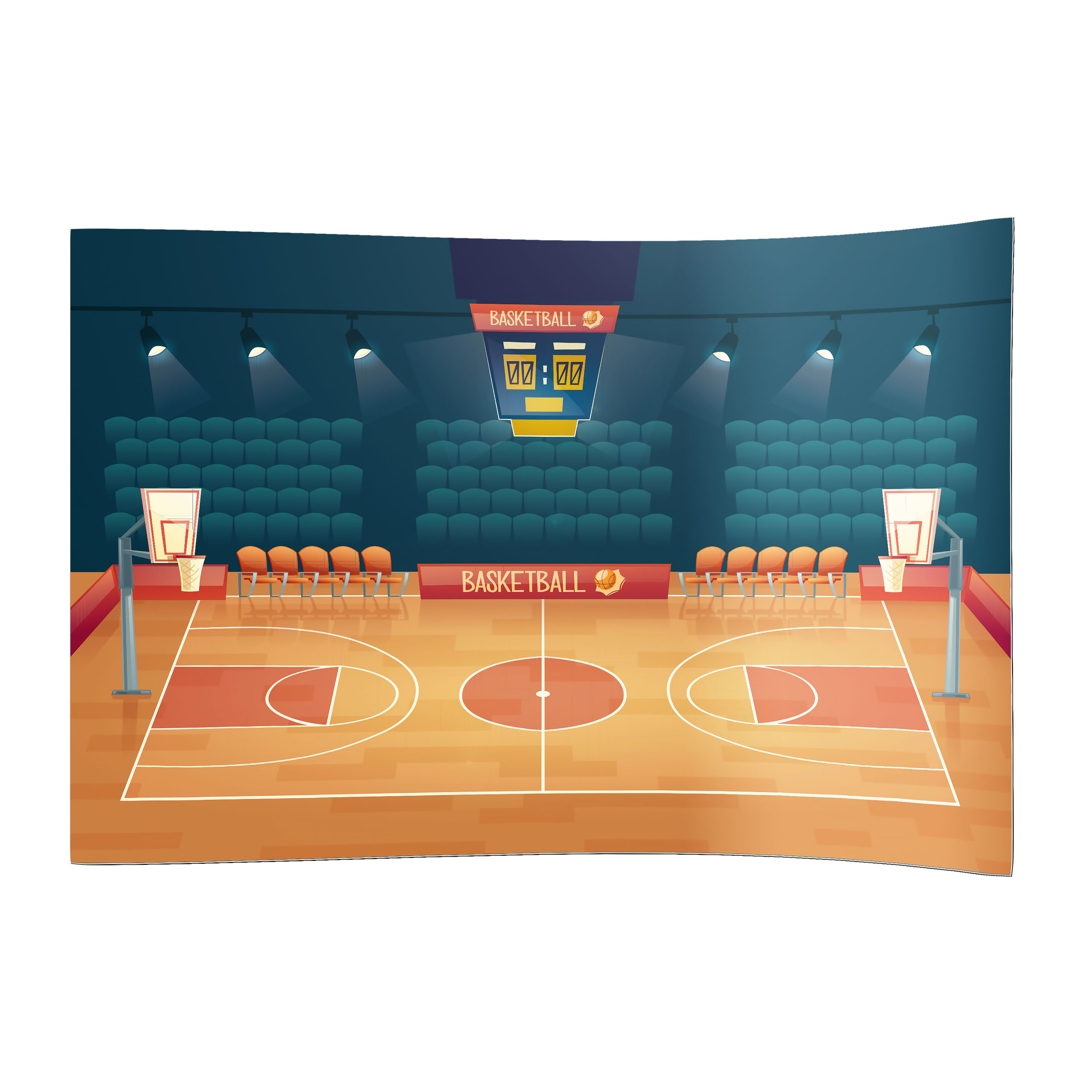 PVC-Spielboden Basketball