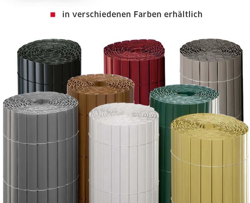 PVC-Sichtschutzmatten-Farben PVC-Sichtschutzmatten-Farben