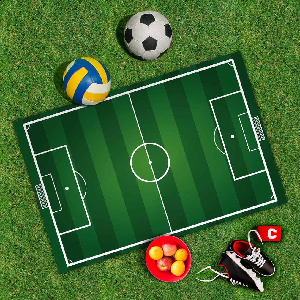 Fussballfeld-Outdoor