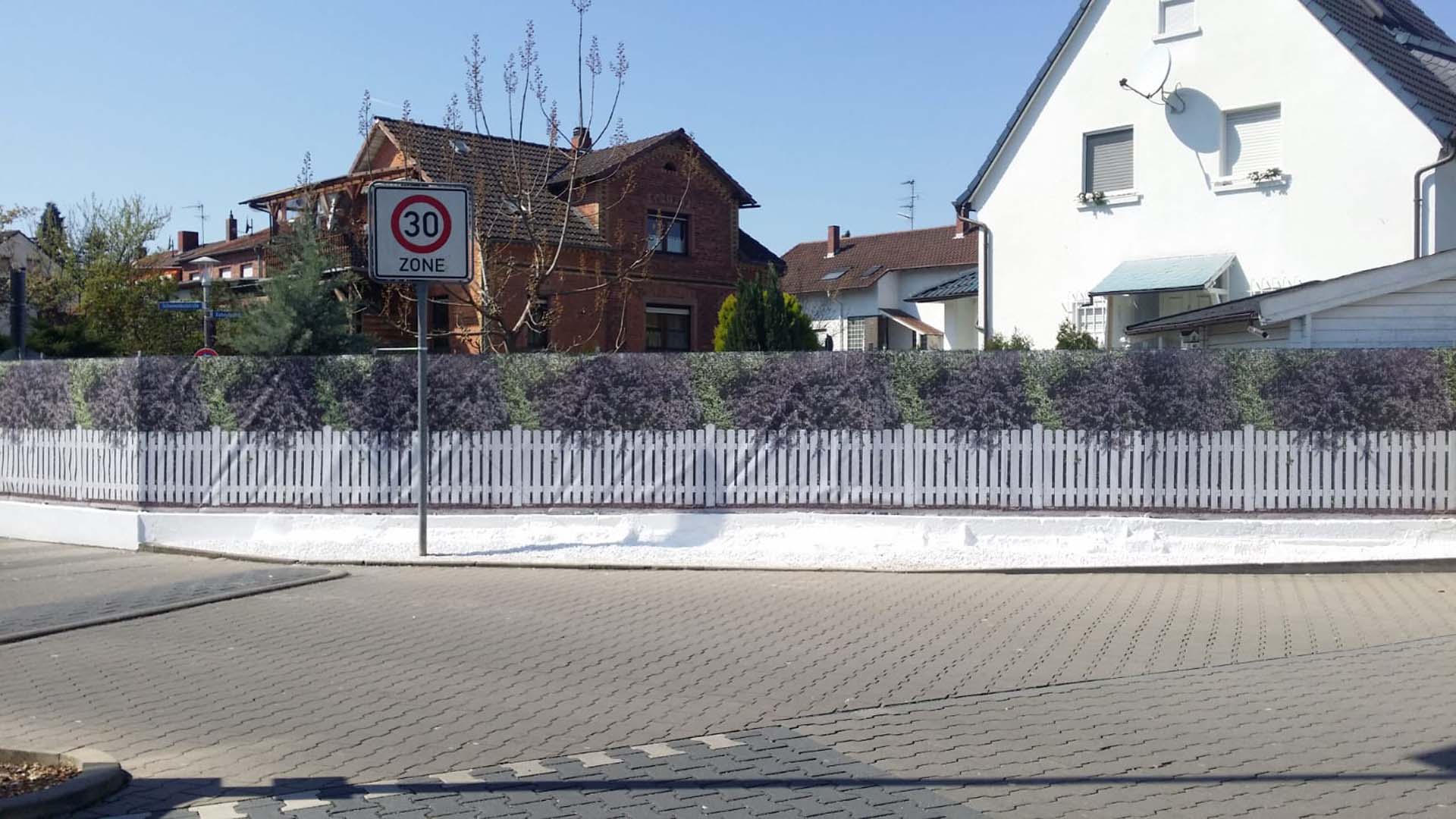 Zaundruck-Sichtschutz Zaundruck-Sichtschutz
