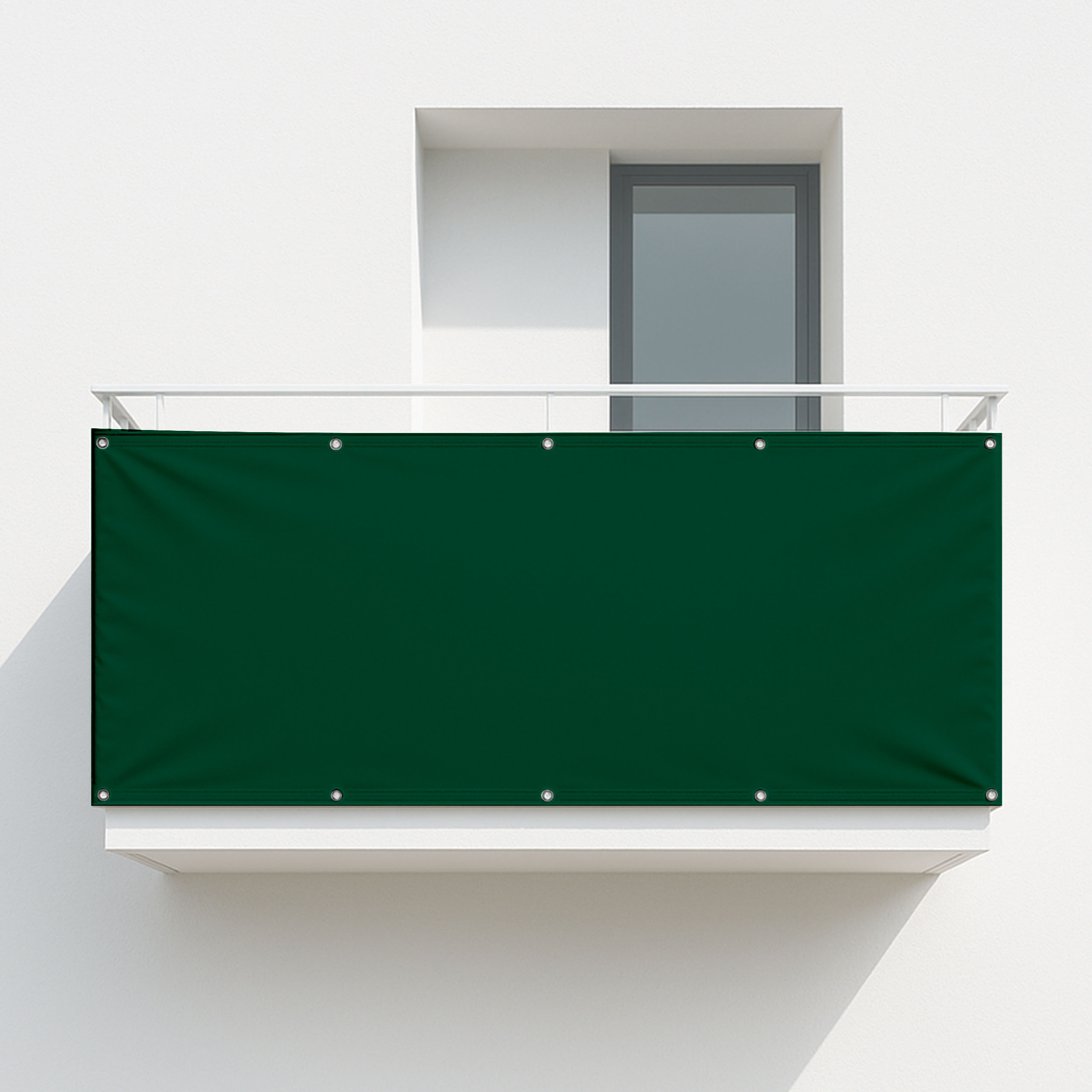 Balkonsichtschutz Moosgrün (RAL® 6005)
